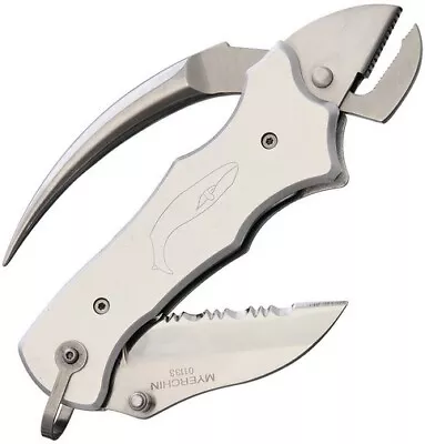 Myerchin MYP300SL Sailors Tool Multi Tool Serrated Folding Blade Knife • $35.10