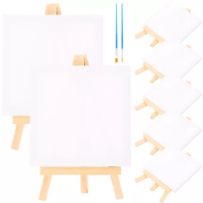  1 Set Delicate Mini Easels Multi-function Painting Canvases Decorative Canvas • £12.75