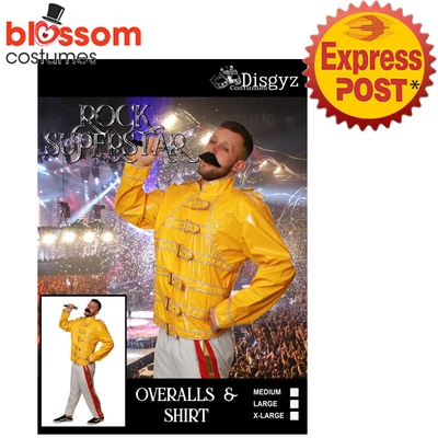 $29.01 • Buy CA1331 Rock Superstar Queen Freddie Mercury Pop Icon Superstar Celebrity Costume