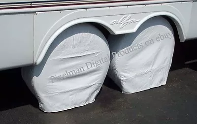 40  - 42  ADCO 2 Soft Vinyl Tire COVERS Bus Truck Motorhome Coach RV 22.5  Rim • $53.99