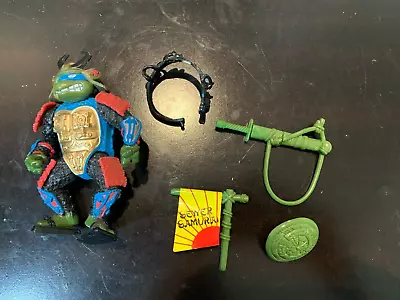 TMNT Samurai Leo Playmates Teenage Mutant Ninja Turtles Complete 1990 • $14.99