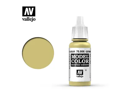 Vallejo Model Color Paint - German Yellow 17ml - 70.806 • £2.95