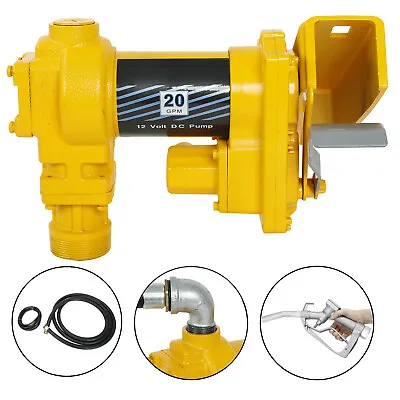 High Quality Fuel Transfer Pump 12 Volt 20 GPM Diesel Gas Gasoline Kerosene • $174.98