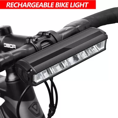 Powerful Rechargeable LED MTB Bike Light USB Waterproof Cycle Front Headlight • $29.99