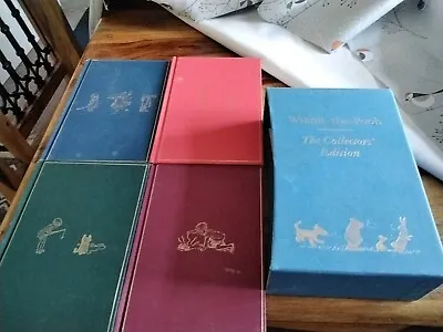 Winnie The Pooh A A Milne The Collectors' Edition 4 Books Methuen 1999 HB Fabric • £49.99