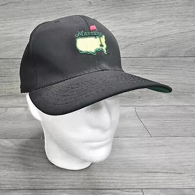 Masters Adjustable Strap Back - Black Golf Hat American Needle Made In USA • $24.99