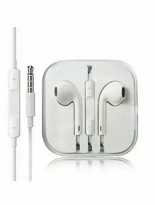 Earphones For Apple IPhone 6 6s Plus 5s IPad Headphones Handsfree With Mic 3.5MM • £3.99