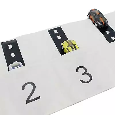 Toys Car Play Mat Storage Bag Foldable Soft Portable Convenient Racing Game Rug • £8.74