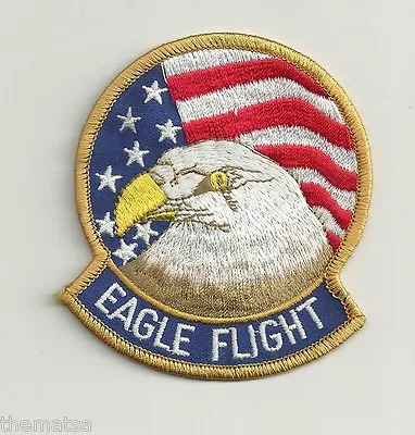 Air Force F-15 Eagle Flight Embroidered Military Patch • $34.99