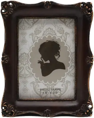 Vintage Small 2.5X3.5 Picture Frame Antique Ornate Mini Photo Frame Table Top D • $16.25