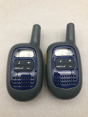 MOTOROLA FV200 Talkabout Digital  2 WAY Radios TESTED Works 2 Pcs READ Blue • $14.99