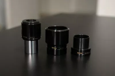 Optem Microscope Eyepiece W/ Adapters (257014 257015 29-90-56) And Nikon UR-E4 • $60