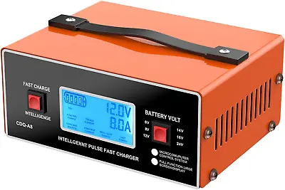 6/8/12/14/16/24 Volt Battery Charger Automotive 0-10A  Smart Car Battery Charge • $50.99