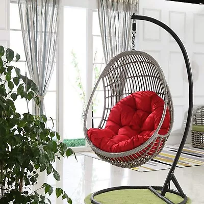 £72.62 • Buy Soft Cushion Swing Hanging Egg Chair Garden Home Indoor Outdoor Patio Balcony