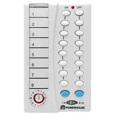 $19.48 • Buy Control 16 X-10 Lights & Appliances With A X10 Palm Pad Remote Control (HR12A)