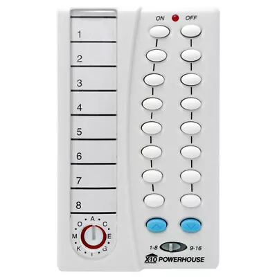 Control 16 X-10 Lights & Appliances With A X10 Palm Pad Remote Control (HR12A) • $18.74