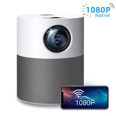 Portable Mini Projector 3D 4K 1080P HD LED Home Theater Cinema AV USB HDMI • £133.99