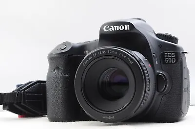 [NEAR MINT] CANON 60D Body + 50mm F1.8 Stm From JAPAN (G558-1) • $701.53