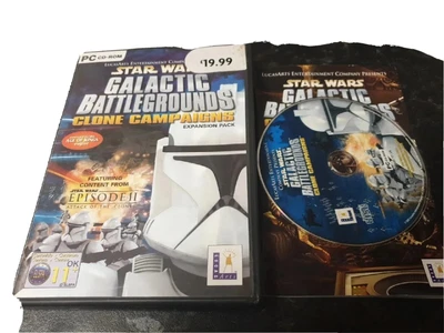 £6.99 • Buy Star Wars Galactic Battlegrounds: Clone Campaigns Expansion Pack - PC CD ROM