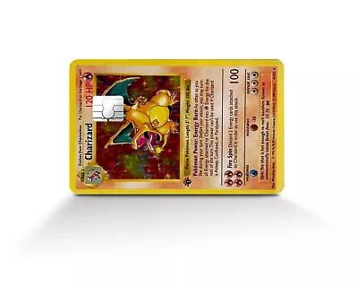 Charizard Pokemon Card Skin | Meme | Credit Card Sticker | Credit Card Skin | • £3.99