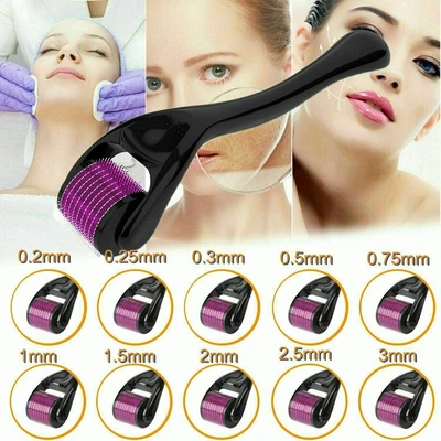 $9.48 • Buy Derma Roller Titanium Micro Needle Skin 540 Needles Scars Anti Aging Dermaroller