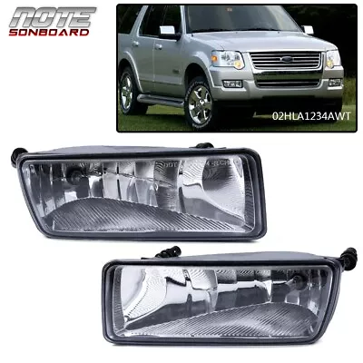 Fog Light Set Fit For 2006-2010 Ford Explorer 2007-10 Explorer Sport Trac Front  • $26.40