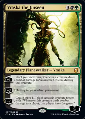 1 X Vraska The Unseen - Commander 2019 - NM-Mint - MTG • $1.06