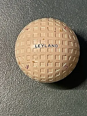 Antique Golf Ball Rare 1930s Leyland Rythm Mesh Pattern Golf Ball Unused See Des • $113.65