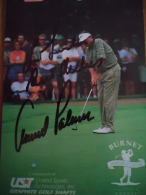  Arnold Palmer Signed Yardage Book 1996 Burnet Classic @ Bunker Hills GC:: Minn. • $22.99