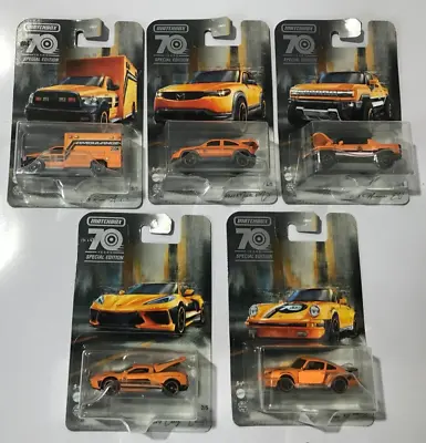 2023-Matchbox-Moving Parts 70th Anniversary Special Edition SET OF 5-1:64 NEW • $14.99