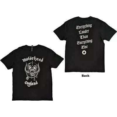 Motorhead England T-Shirt Black New • $24.41