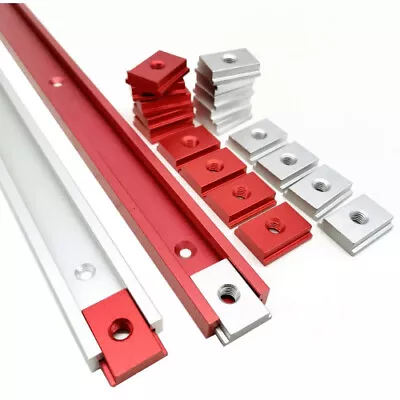 Workbench T-Slot Aluminium Alloy Miter Track T Sliding Slider T Bolts Nut Set • $22.37