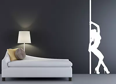 Pole Dancer Exotic Acrobatic Arts Wall Sticker Decal Any Colour Choice Of Sizes • £1.09