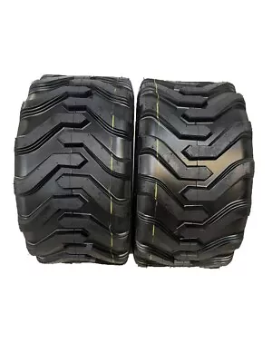 TWO HORSESHOE 18x8.50-10 6Ply Skid Tractor Trac Lug Tubeless Tires  NHS R-4 • $189.96