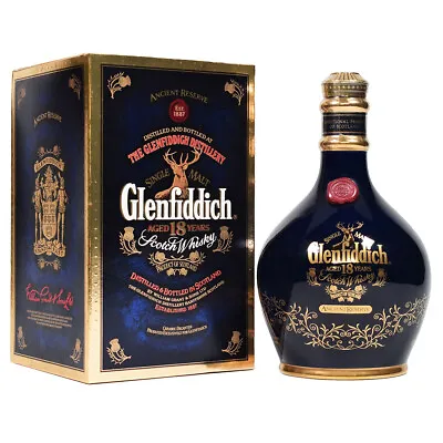 Glenfiddich 18 Year Old Ancient Reserve Blue Decanter • $845