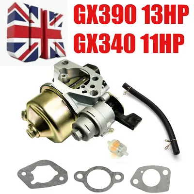 Carb Carburetor Fits HONDA GX390 13HP GX340 11HP Motor Engine Generator Steel UK • £10.29