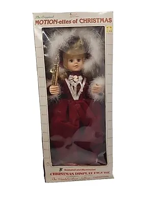 Telco Motion-ettes Of Christmas Carolers Lighted Animated Works 24  Figure • $69.99