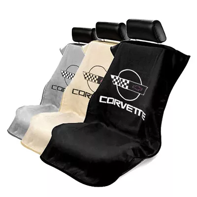 Protective Seat Cover Towel For Chevy Corvette [C4 Logo] From Seat Armour • $43.53