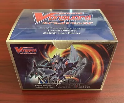 Cardfight Vanguard Vge-v-ss04 Majesty Lord Blaster Deck + Deck Holder + Sleeves • $120