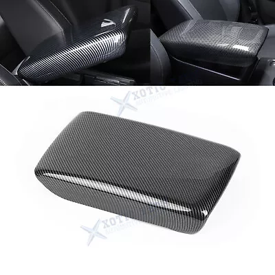 Carbon Fiber Style Center Storage Seat Box Panel Cover For 11th Gen Honda Civic • $38.99