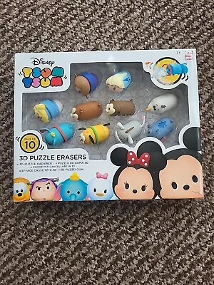 Disney Tsum Tsum 3D Puzzler Erasers Rubbers 10 Pack • £4.99