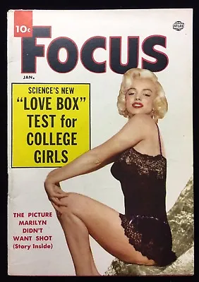 Marilyn Monroe *focus* Jan 1955 Cheesecake Cover / Pocket 4 X 6 Size  Ex • $124.99