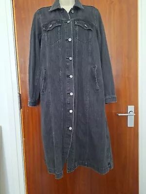 Gap Grey Denim Dress Size Medium Good Condition • £15