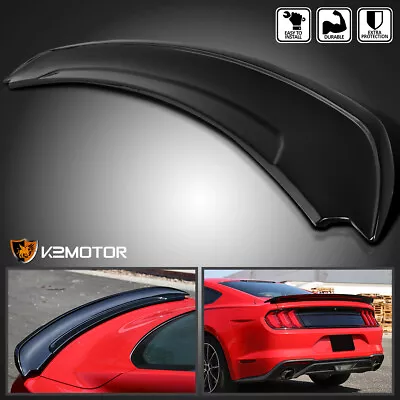 Fits 2015-2022 Ford Mustang GT Track Pack Style ABS Rear Trunk Spoiler Wing • $64.42