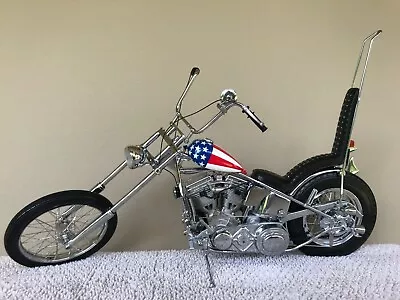 Harley-Davidson  1:10 Scale Easy Rider Chopper Motorcycle - Franklin Mint • $495