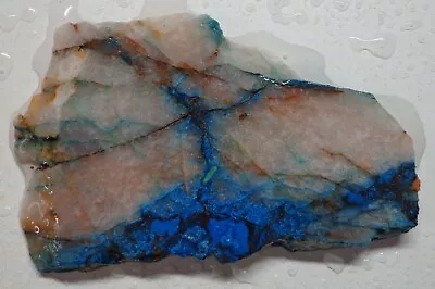 WRG- Shattuckite Slab 40 Grams Namibia Lapidary Rough Chrysocolla Malachite • $4.99