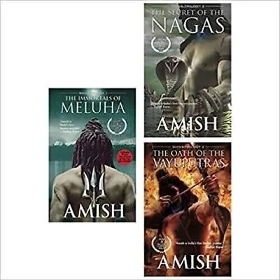 $39.27 • Buy Shiva Triology Set Of 3 Books By Amish Tripathi: Mehula; Nagas; Vayuputras