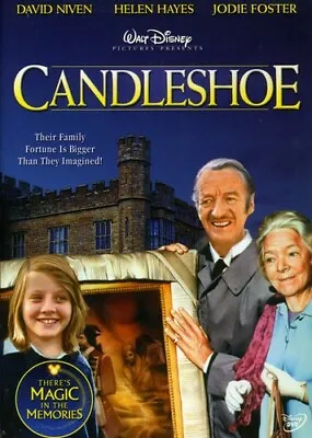 🔥 CANDLESHOE (1977) DVD Jodie Foster David Niven DISNEY Treasure Hunt LIKE NEW • $14.99