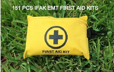 151 Pcs First Aid Kit Medical Emergency Trauma Military Survival Travel Portable • $12.32