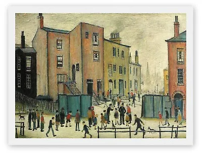 £18 • Buy L S Lowry Old Houses North Of England  1948  Splendid Mounted Print Not Framed